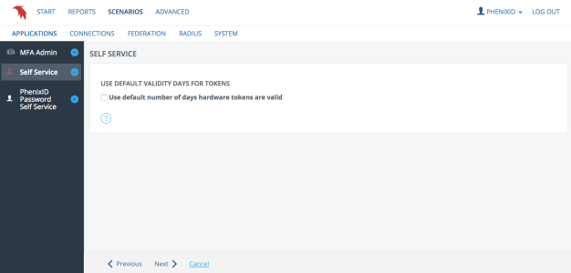 Hardware tokens feature