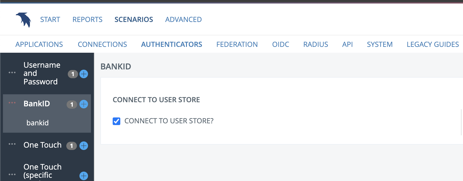 User store: Connect?
