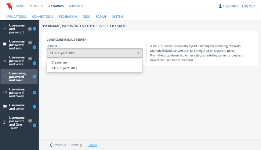 Configure RADIUS Server