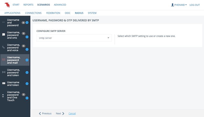 Configure SMTP