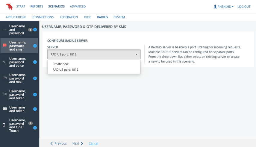 Configure RADIUS Server