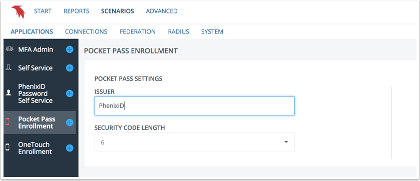Pocket Pass Settings