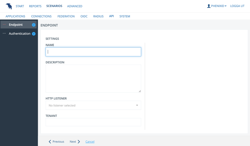 Create new API endpoint
