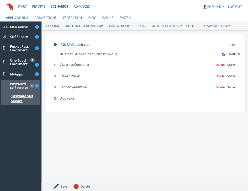 Authentication flow