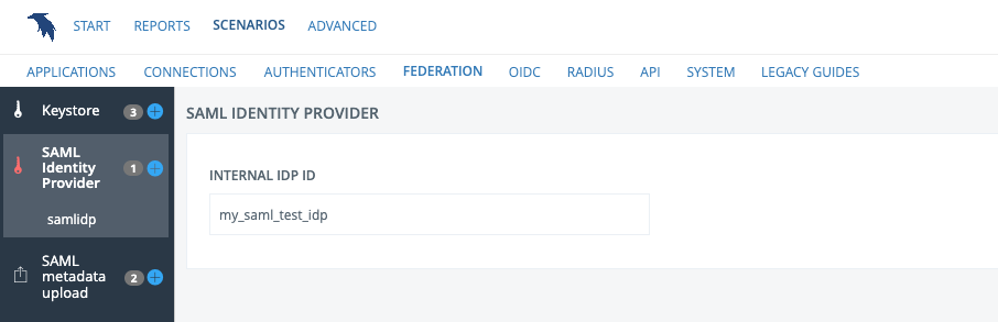 Internal IDP ID