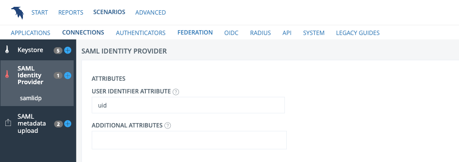 Attributes the AssertionProvider will use