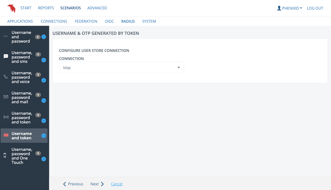 User store selection
