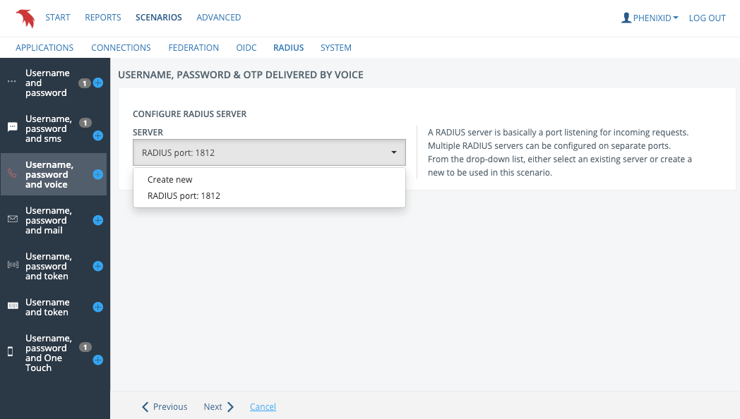 Configure RADIUS Server