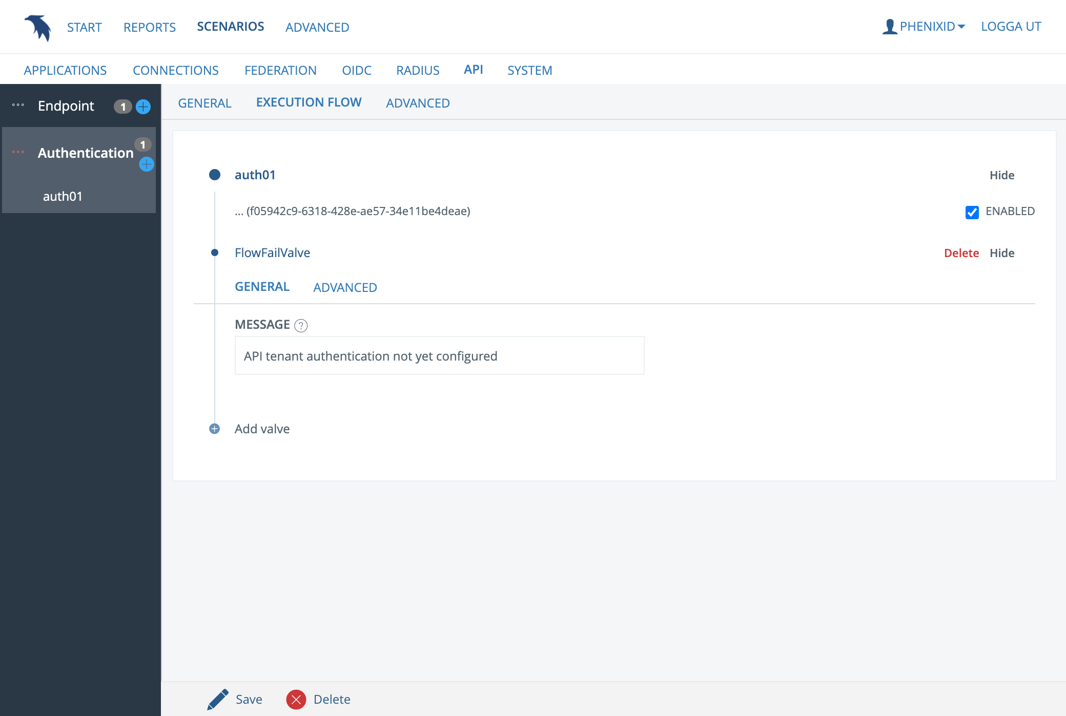 Execution flow