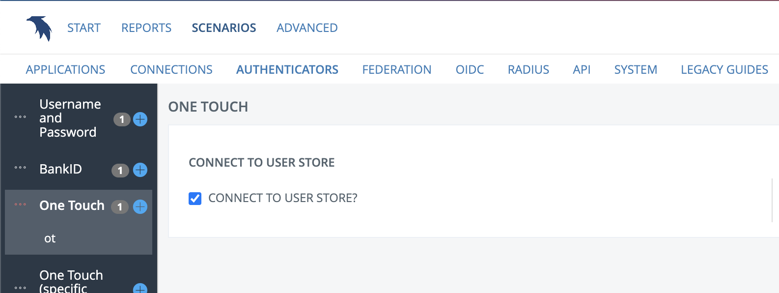 User store: Connect?