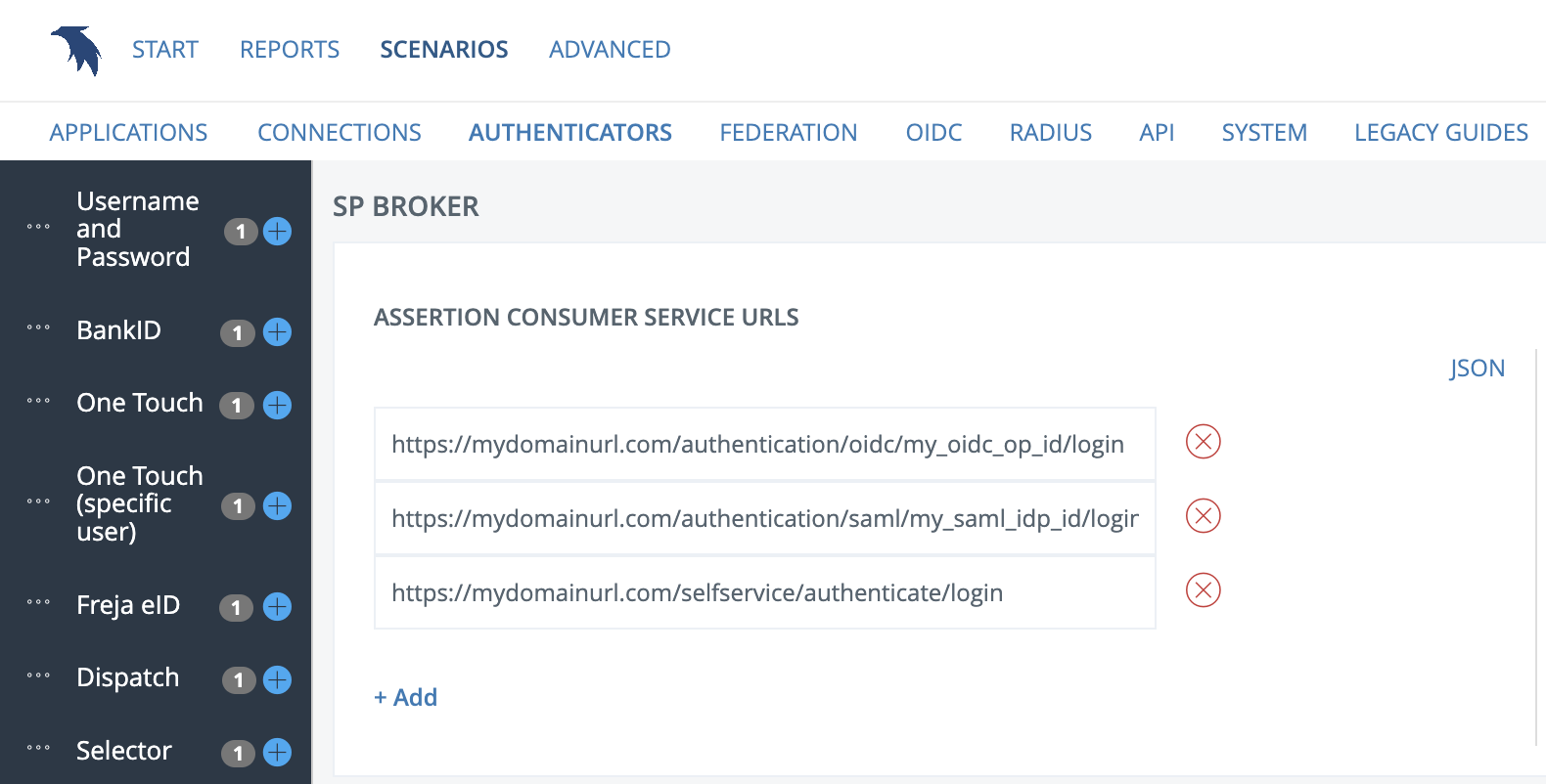 Assertion Consumer Service URLs