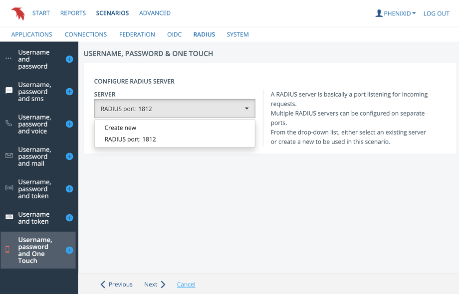 Configure RADIUS Server