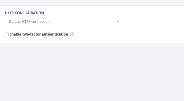 Advanced HTTP Configuration