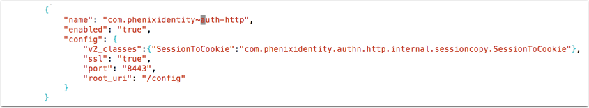 Example configuration