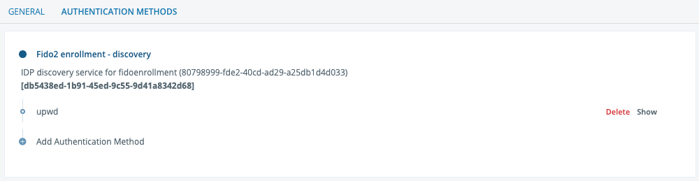 Authentication methods